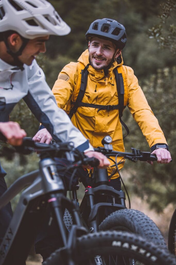 Two Men in Safety Helmets